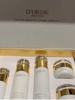 D'Or Skincare White & Gold Collagen Lifting Set